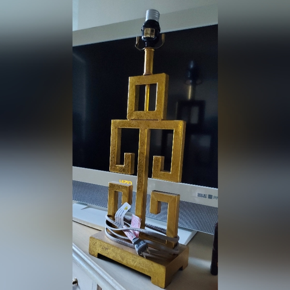 Greek key lamps